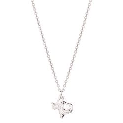 Montana Silversmiths Women's I Heart Texas State Charm Silver Necklace Water Resistant