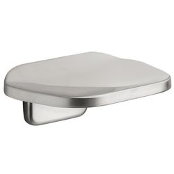 Oakbrook Collection Brushed Nickel Silver Die Cast Zinc Soap Dish