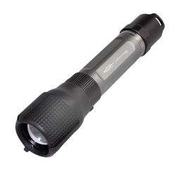Police Security Zephyr-RS Tactical 550 lm Black/Gray LED Rechargeable Flashlight 14500 Battery