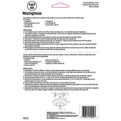 Westinghouse Ceiling Canopy Kit