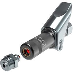 Safe Lock Straight Grease Gun Coupler 1 pk