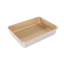 Nordic Ware Naturals 10 in. W X 13 in. L Cake Pan Tan