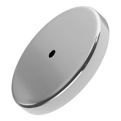 Magnet Source .44 in. L X 3.2 in. W Silver Round Base Magnet 95 lb. pull 1 pc