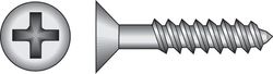 HILLMAN No. 10 X 2-1/2 in. L Phillips Black Phosphate Twin Thread Cabinet Screws 1 pk