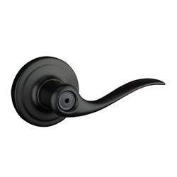 Kwikset Signature Series Tustin Lever Iron Black Privacy Lockset