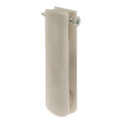 Prime-Line 3/4 in. D X 0.38 in. L White Nylon/Steel Roller Assembly 2 pk