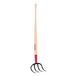 Razor-Back 57.125 in. Steel Potato Hook Wood Handle