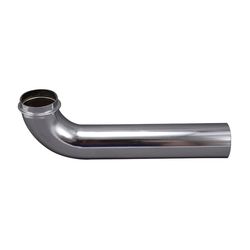 Keeney 1-1/4 in. D Chrome Plated Brass Wall Bend