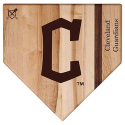 Baseball BBQ 12 in. L X 12 in. W X 6 in. Maple MLB Cleveland Guardians Cutting Board