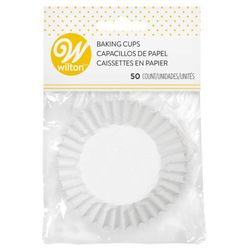 Wilton Jumbo Cupcake Cups White 50 pc