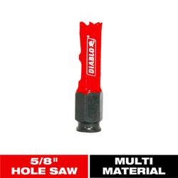 Diablo Snap-Lock Plus 5/8 in. Bi-Metal 1.65 in. L Hole Saw