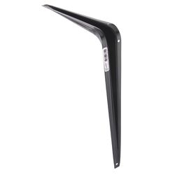 Hampton Black Steel Shelf Support 18 Ga. 10 in. L 100 lb