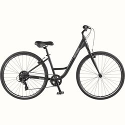 Retrospec Barron (2.1) Unisex Hybrid Road Bicycle Matte Black