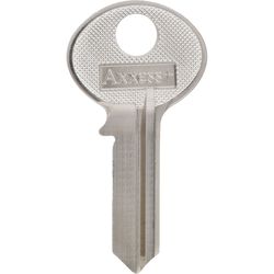 HILLMAN Traditional Key House/Office Key Blank 87 Single For Corbin Locks Silver