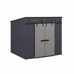 Suncast 8 ft. x 7 ft. Resin Standard Storage Shed with Floor Kit