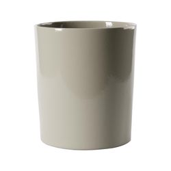 Syndicate Sales 6 in. H Ceramic Garden Planter Taupe Stone