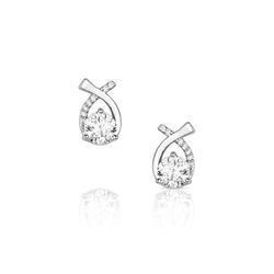Montana Silversmiths Women's Faithful Stream Earrings