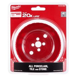 Milwaukee 4 in. Diamond 1.75 in. L Hole Saw
