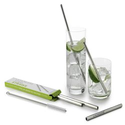 U-Konserve Stainless Steel Mini Straws 4 each