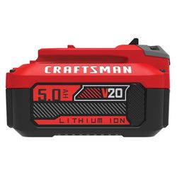 CRAFTSMAN V20 CMCB205 5 Ah Lithium-Ion Battery 1 pc