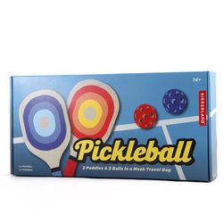 Kikkerland Pickleball Game Set Multicolored 4 pc
