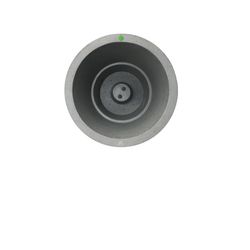 Algreen 16.5 in. H X 16 in. D Polyethylene Planter Warm Gray
