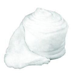 Buffalo White Fluff Indoor Christmas Decor 1 in.