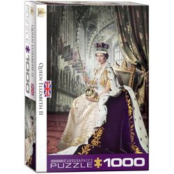 Eurographics Queen Elizabeth II Jigsaw Puzzle Multicolored 1000 pc