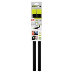 Twisted Goat 72 in. L Black Twist Ties 2 pk