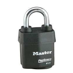 Master Lock ProSeries 4.3 in. H X 2.3 in. W X 1.7 in. L Laminated Steel 5-Pin Cylinder Weather-Resis