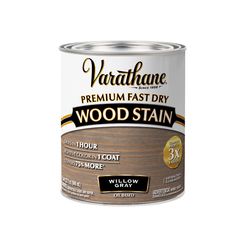 Varathane Willow Gray Oil-Based Urethane Modified Alkyd Fast Dry Wood Stain 1 qt