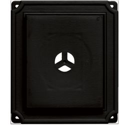 Builders Edge 8 in. H X 8.5 in. W X 1-1/2 in. L Prefinished Black Vinyl Mounting Block