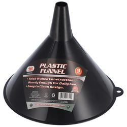 JMK Illinois Industrial Tool Black Plastic Funnel