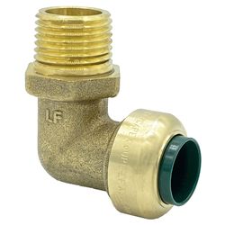 Redigrip Push to Connect 1/2 in. Push X 1/2 in. D MPT Brass Adapter