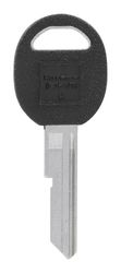 HILLMAN Traditional Key Automotive Key Blank Single For GM Black/Silver