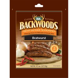 LEM Backwoods Fresh Bratwurst Seasoning Sausage Mix 4.5 oz Bagged