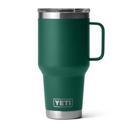 YETI Rambler 30 oz Black Forest Green BPA Free Travel Mug