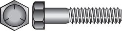 HILLMAN 7/16 in. D X 1-1/2 in. L Heat Treated Zinc Steel Hex Head Cap Screw 50 pk