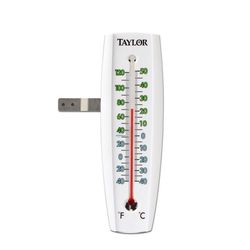 Taylor Tube Thermometer Plastic White 7.68 in.