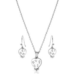 Montana Silversmiths Women's Snowcapped Heart Jewelry Sets