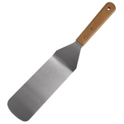 Chef Craft Brown/Silver Stainless Steel/Wood BBQ Turner