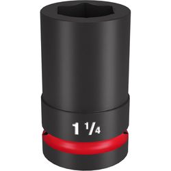 Milwaukee 1-3/4 in. X 1 in. drive SAE 6 Point Deep Impact Socket 1 pc