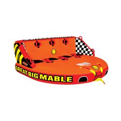 Airhead SportStuff Nylon Inflatable Orange Great Big Mable Towable Tube 85 in. W X 93 in. L