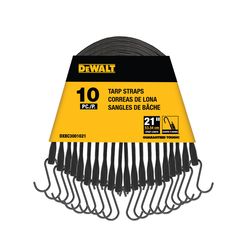 DeWalt Tarp Strap 21 in. L 10 pk