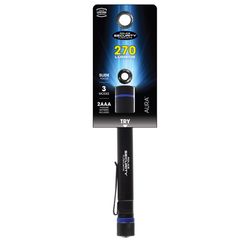 Police Security Aura 270 lm Black LED Pen Light AAA Battery