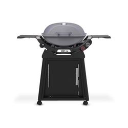 Weber Q 2800N+ w/Cart 1500392 2 Burner Liquid Propane Grill Smoke Gray