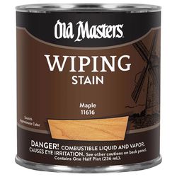 Old Masters Semi-Transparent Maple Oil-Based Wiping Stain 1/2 pt