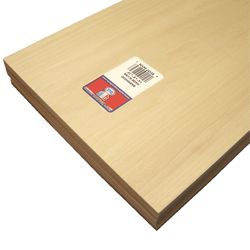 Midwest Products 1/4 in. X 8 in. W X 2 ft. L Basswood Sheet #2/BTR Premium Grade