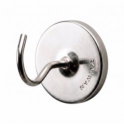 Harold Import Silver Steel Magnetic Hooks
