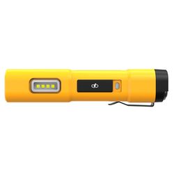 DeWalt 1000 lm Black/Yellow LED Rechargeable USB Flashlight